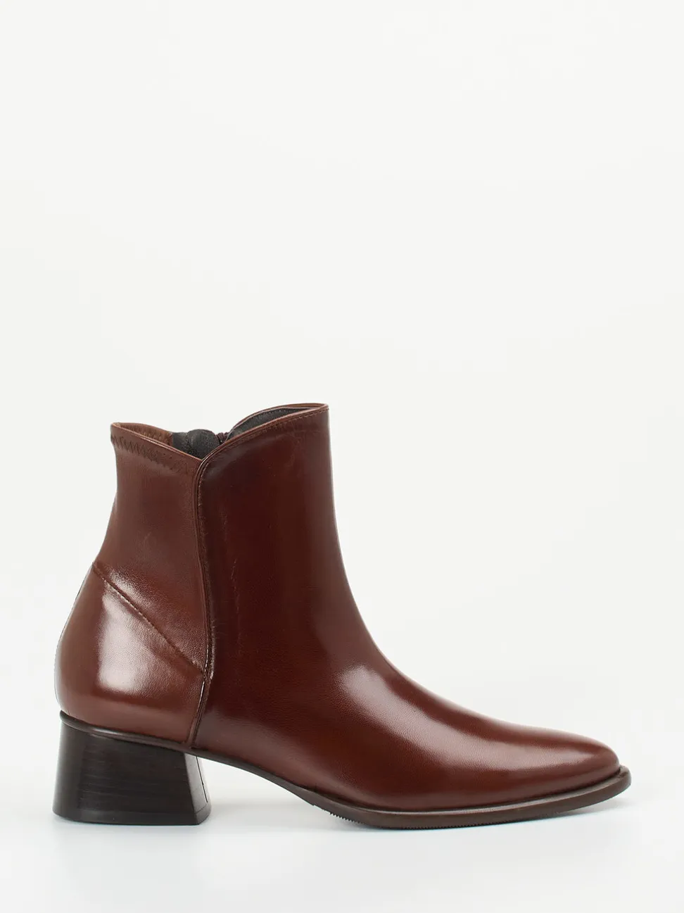 Konstantin Starke – Stiefeletten aus Lammleder schokobraun
