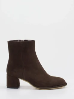Konstantin Starke – Stiefeletten aus Veloursleder Dunkelbraun
