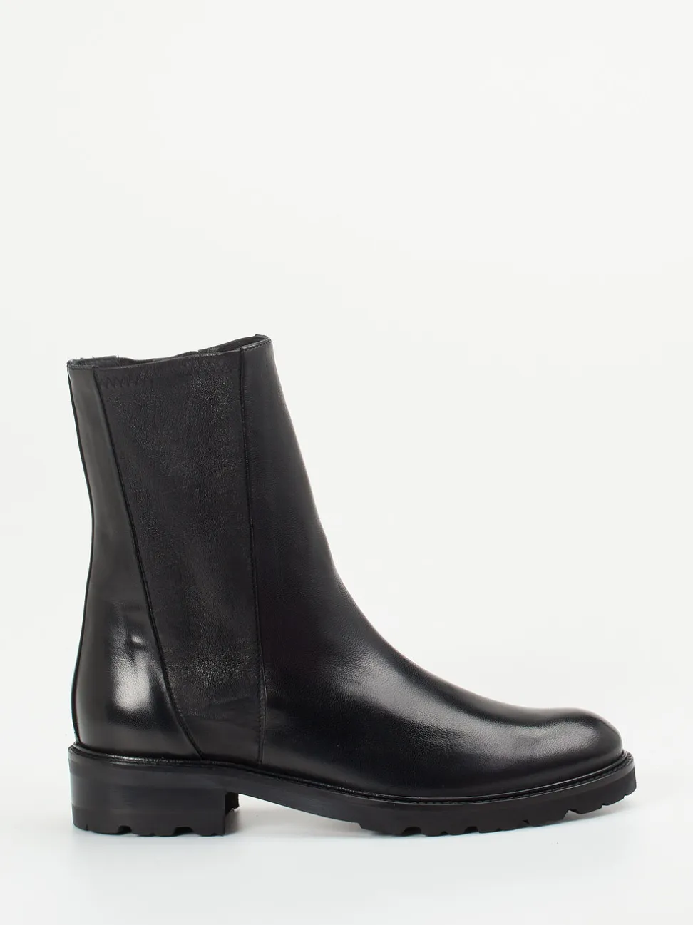 Konstantin Starke – Stiefeletten aus Lammleder Schwarz