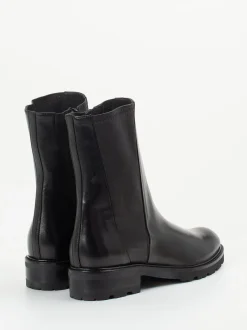 Konstantin Starke – Stiefeletten aus Lammleder Schwarz