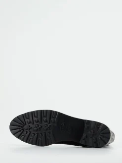 Konstantin Starke – Stiefeletten aus Lammleder Schwarz