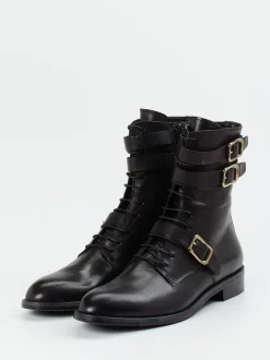 Konstantin Starke – Stiefelette aus Kalbleder Schwarz