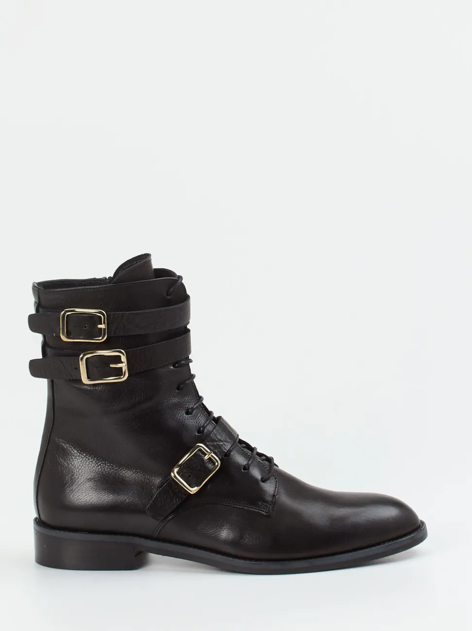 Konstantin Starke – Stiefelette aus Kalbleder Schwarz