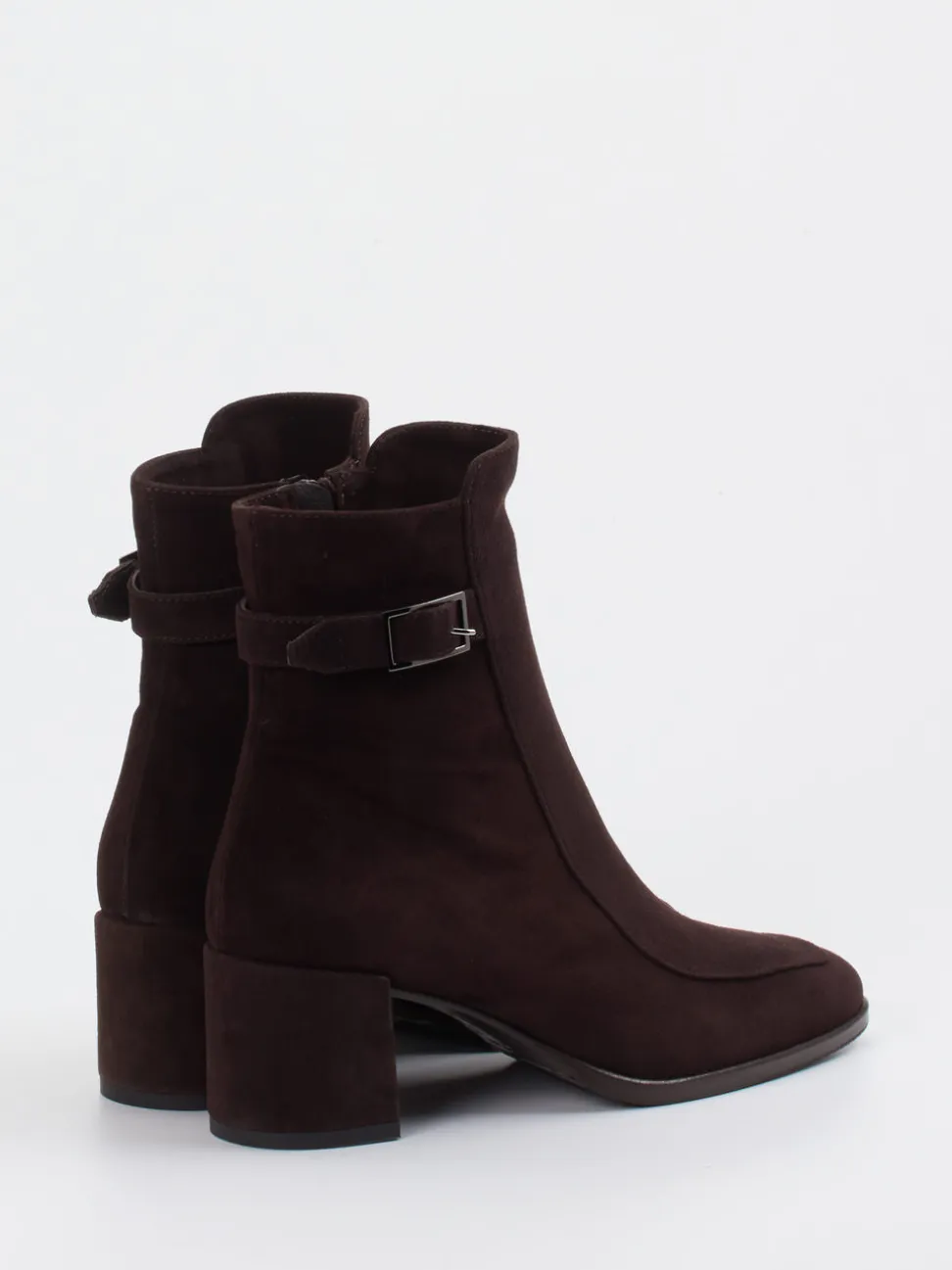 Konstantin Starke – Stiefeletten aus Veloursleder Dunkelbraun