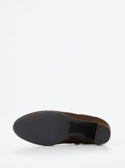 Konstantin Starke – Stiefeletten aus Veloursleder braun
