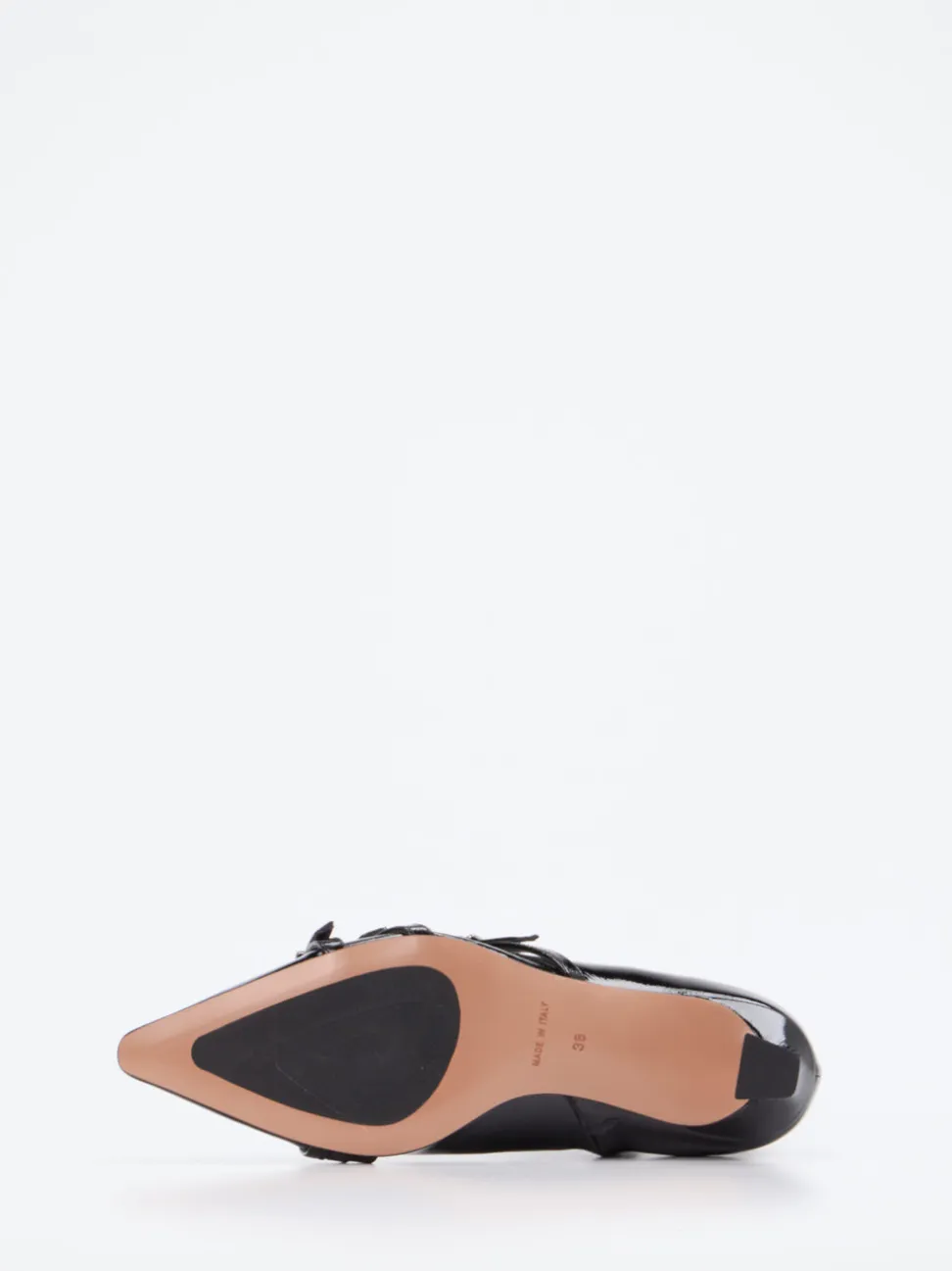 Konstantin Starke – Stiefelette aus Lackleder Schwarz