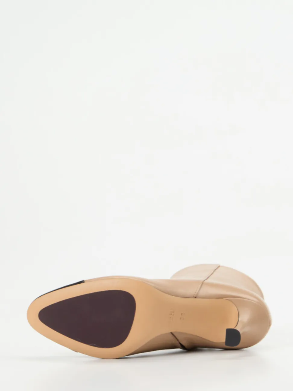 Konstantin Starke – Stiefeletten aus Kalbleder beige