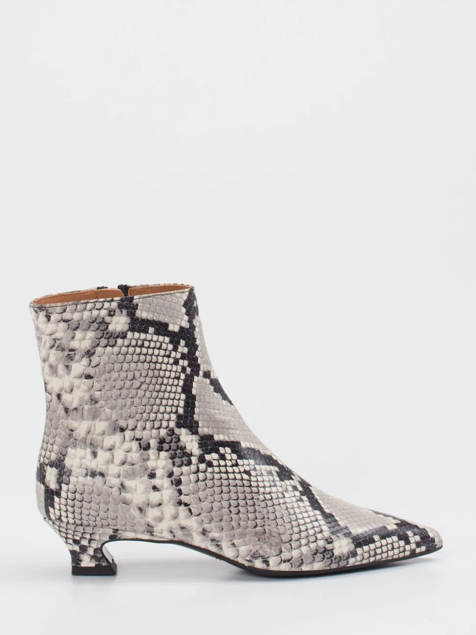 Konstantin Starke – Stiefelette aus Reptilleder grau