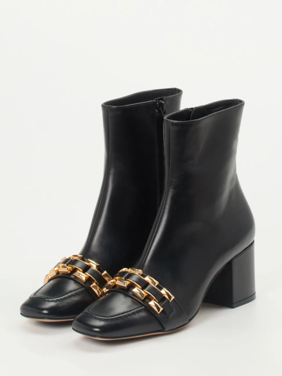 Konstantin Starke – Stiefelette aus Kalbleder Schwarz