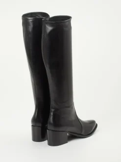 Konstantin Starke – Stiefel aus Lammleder Schwarz