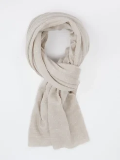 Konstantin Starke – Strickschal aus Feinstrick beige