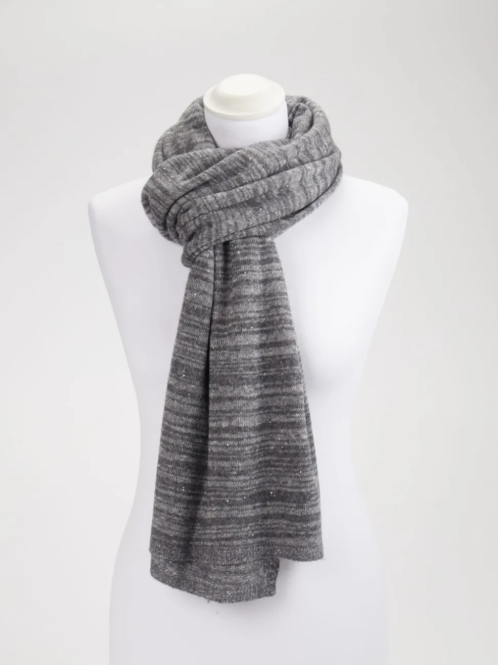 Konstantin Starke – Strickschal aus Textil in Grau