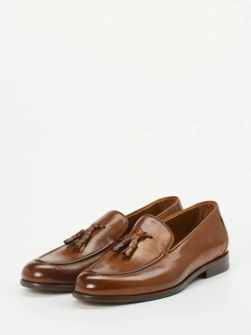 Konstantin Starke – Tassel Loafer aus Büffelleder braun