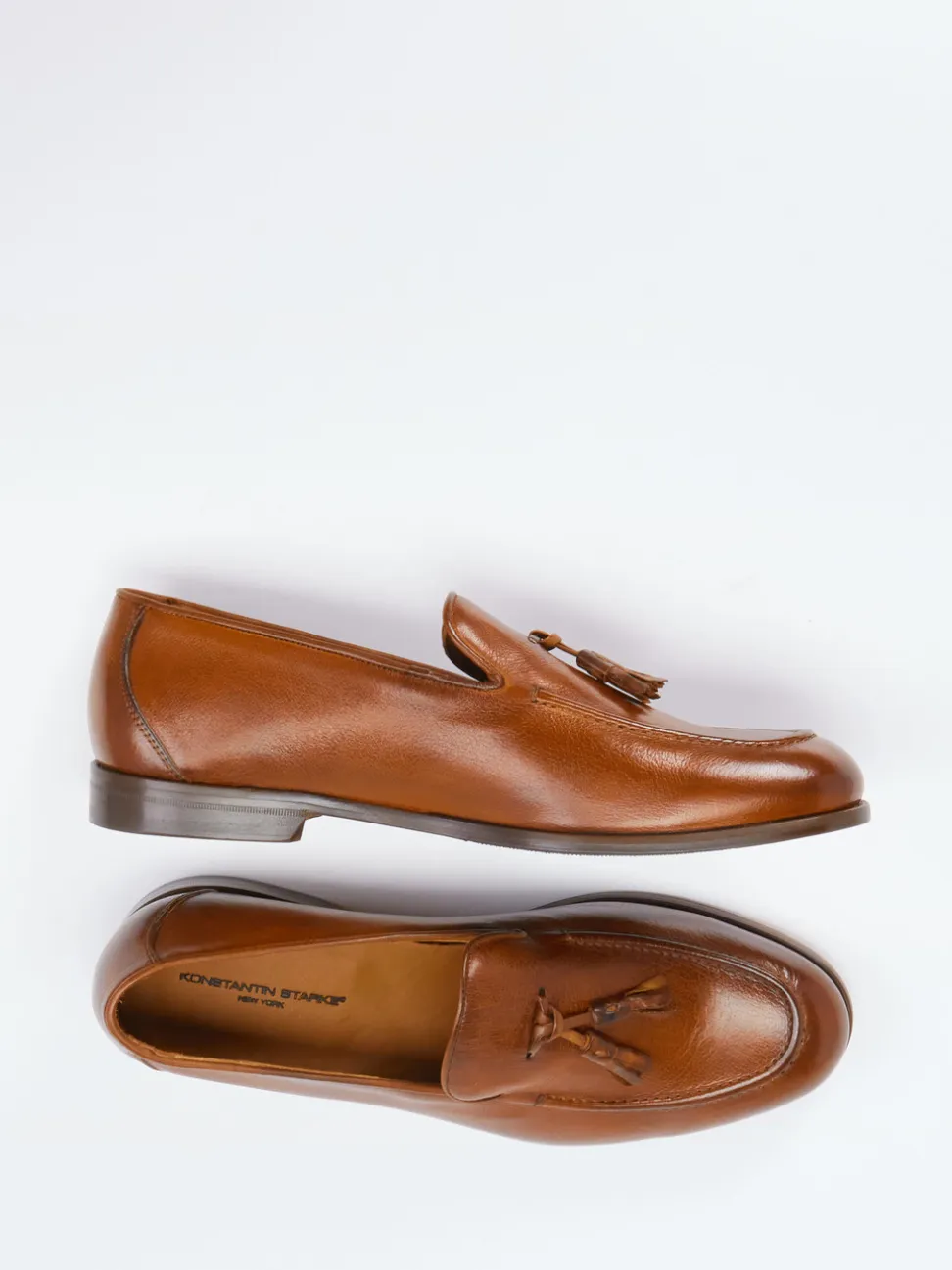 Konstantin Starke – Tassel Loafer aus Büffelleder braun