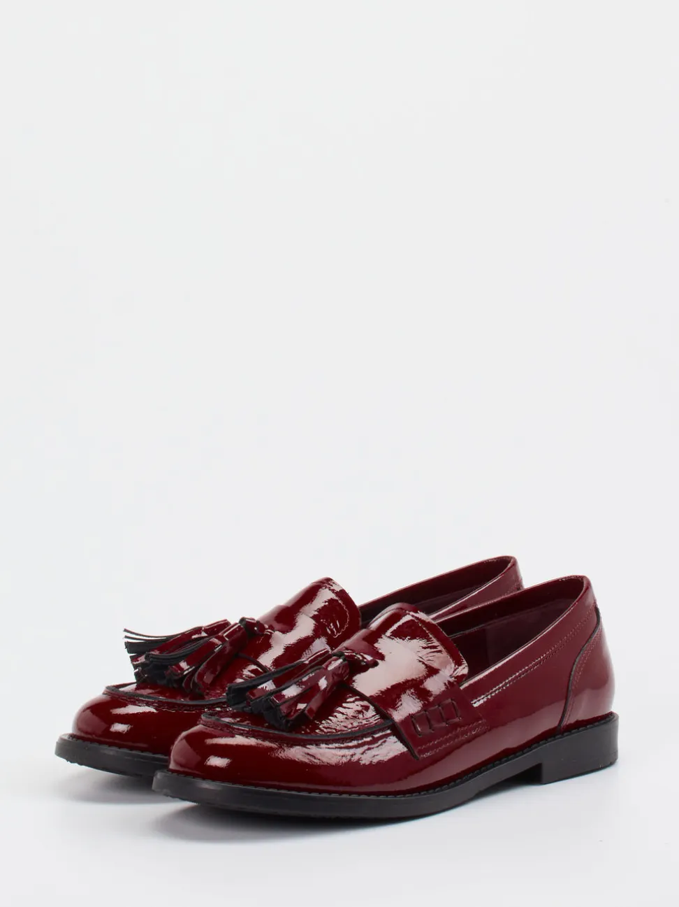 Konstantin Starke – Tassel Loafer aus Lackleder Bordeaux
