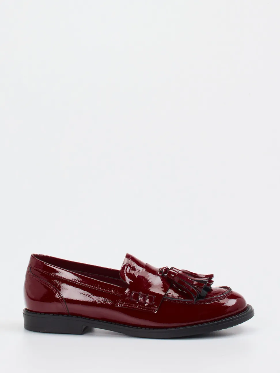 Konstantin Starke – Tassel Loafer aus Lackleder Bordeaux