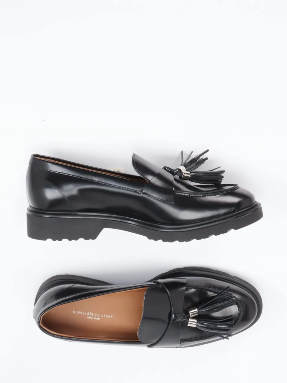 Konstantin Starke – Tassel Loafer aus Kalbleder Schwarz