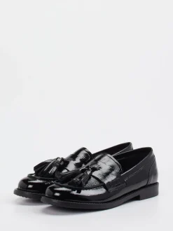 Konstantin Starke – Tassel Loafer aus Lackleder Schwarz