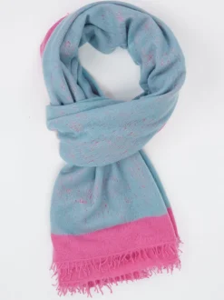 Konstantin Starke – Webschal aus Strickmaterial Colorblocking