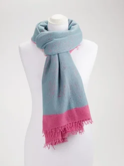 Konstantin Starke – Webschal aus Strickmaterial Colorblocking