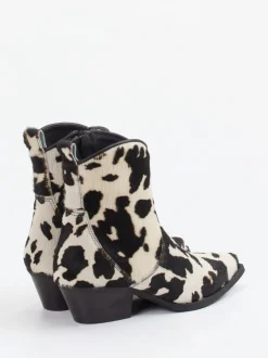 Konstantin Starke – Western-Stiefeletten aus Ponyfell