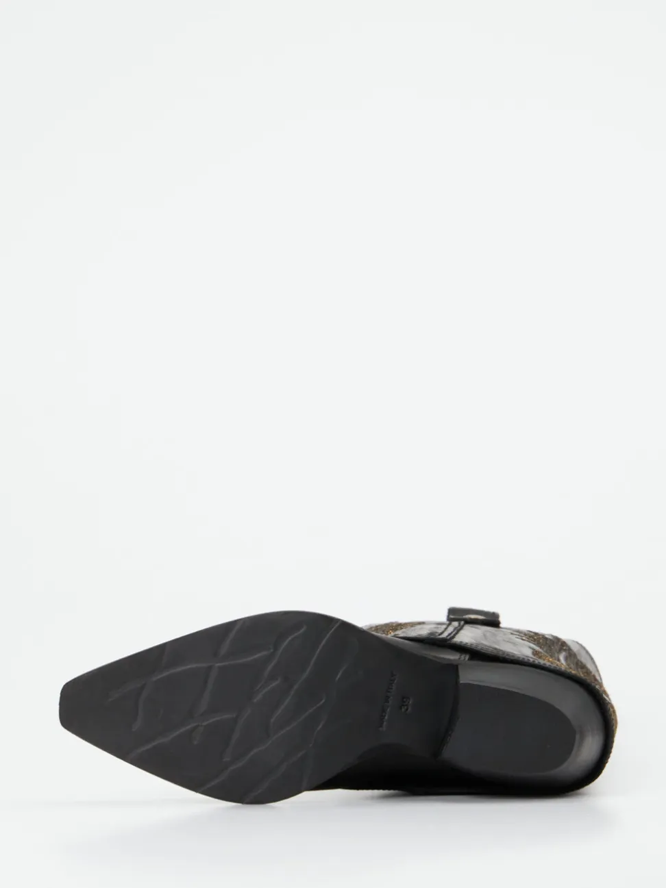Konstantin Starke – Western Boots aus Kalbleder schwarz