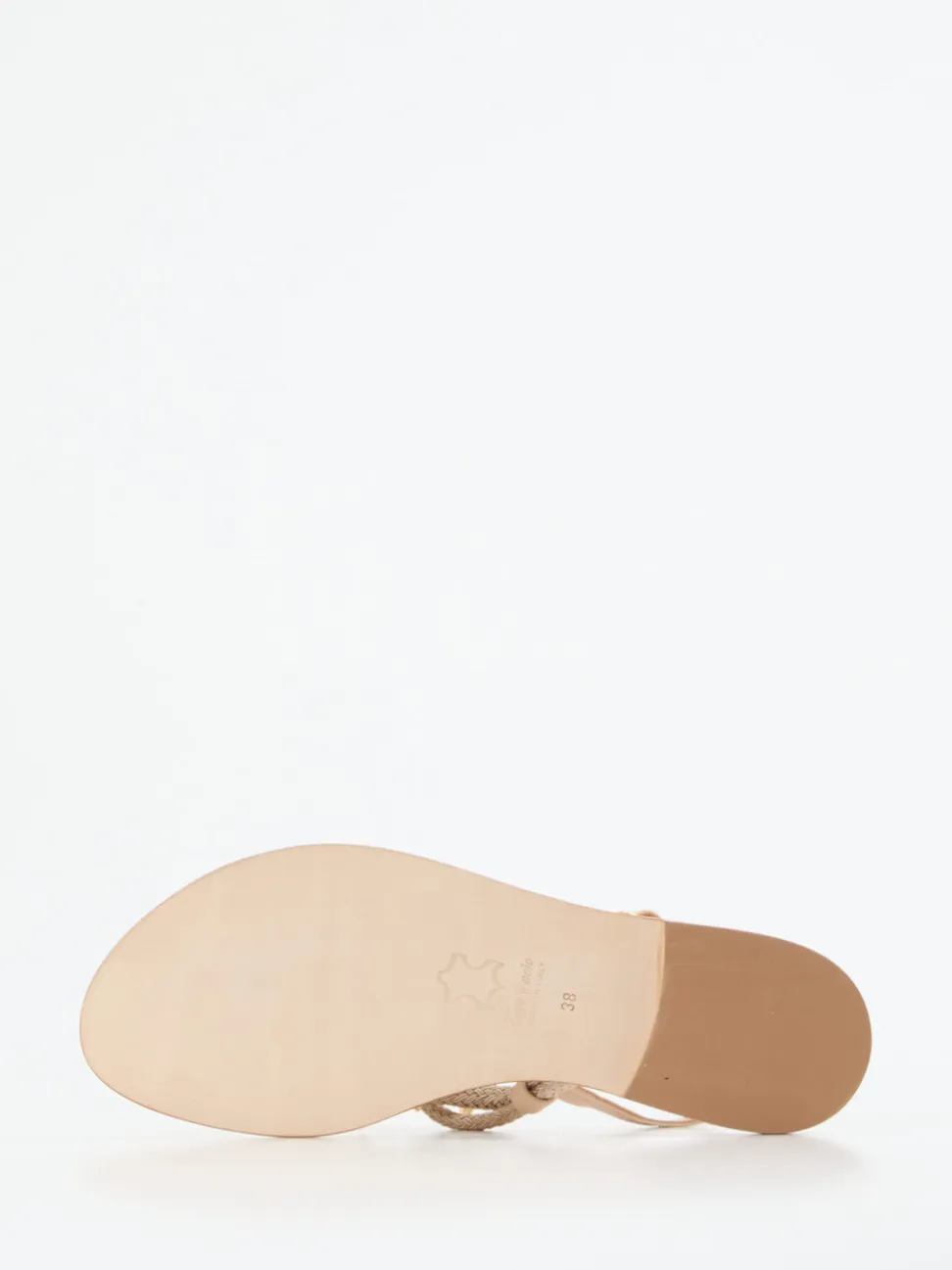 Konstantin Starke – Zehentrenner-Sandalen aus Textil und Leder