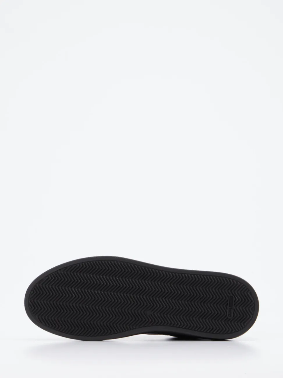 La Martina – Sneaker aus Kalbleder in Schwarz