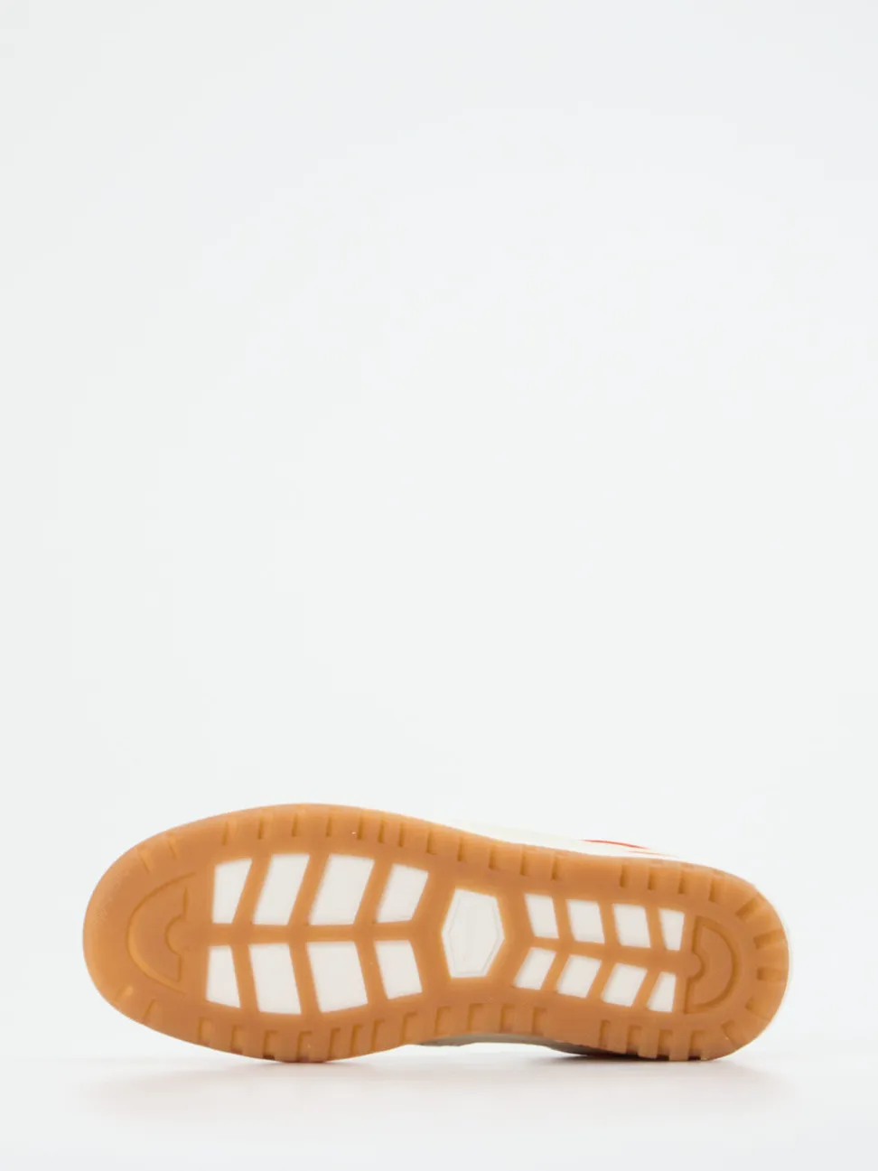 La Martina – Sneaker aus Kalbleder und Veloursleder Cremeweiß