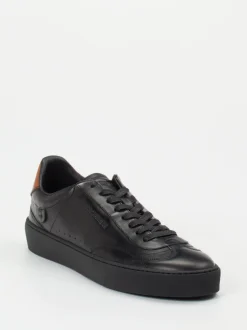 La Martina – Sneaker aus Kalbleder Schwarz
