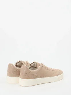 La Martina – Sneaker aus Veloursleder Sandbeige