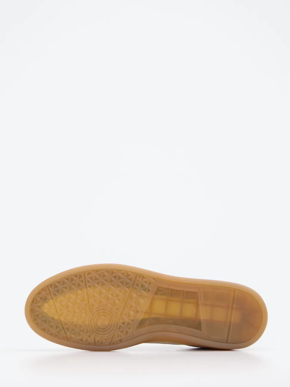 La Martina – Sneaker aus Veloursleder in Beigegrau