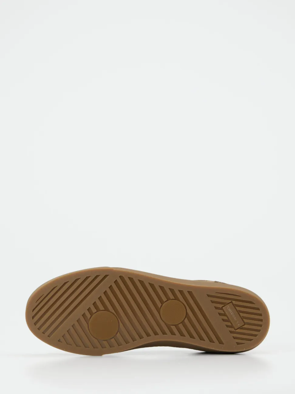 La Martina – Sneaker aus Veloursleder in Taupebraun