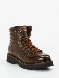 La Martina – Wanderboots aus Kalbleder Dunkelbraun