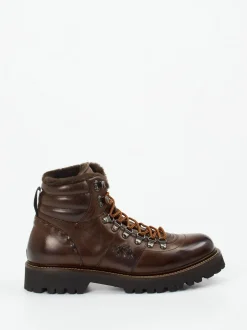 La Martina – Wanderboots aus Kalbleder Dunkelbraun
