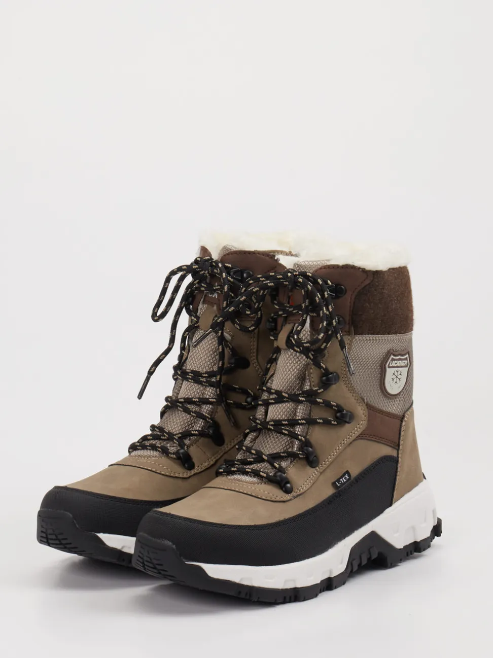 Lackner – Winterboots aus Materialmix braun