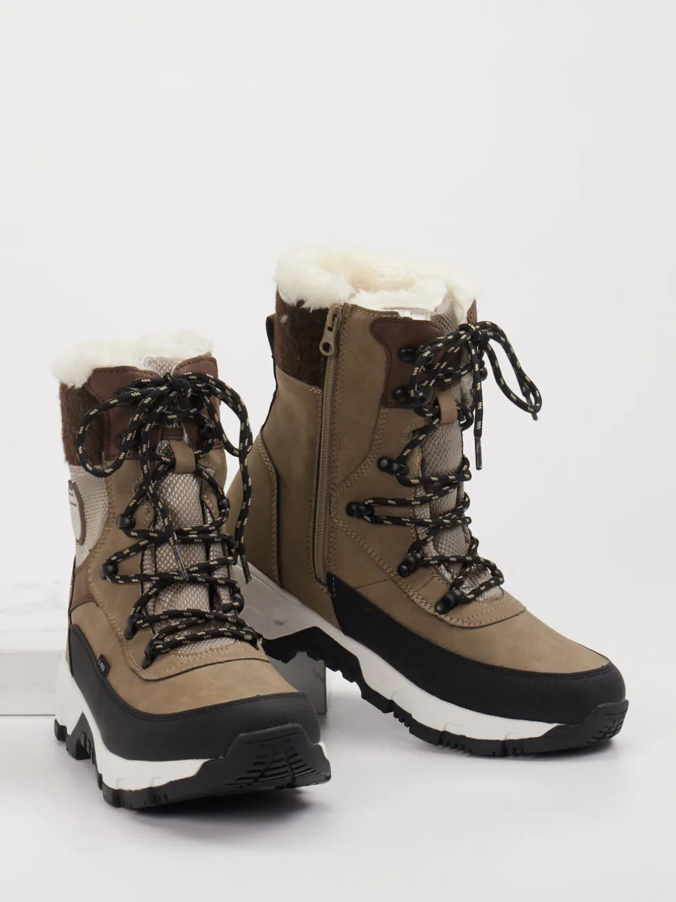 Lackner – Winterboots aus Materialmix braun