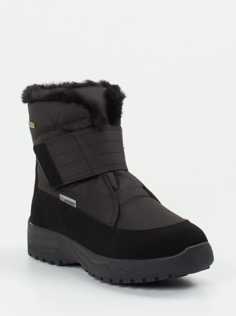 Lackner – Winterstiefel aus Textil und Synthetik schwarz
