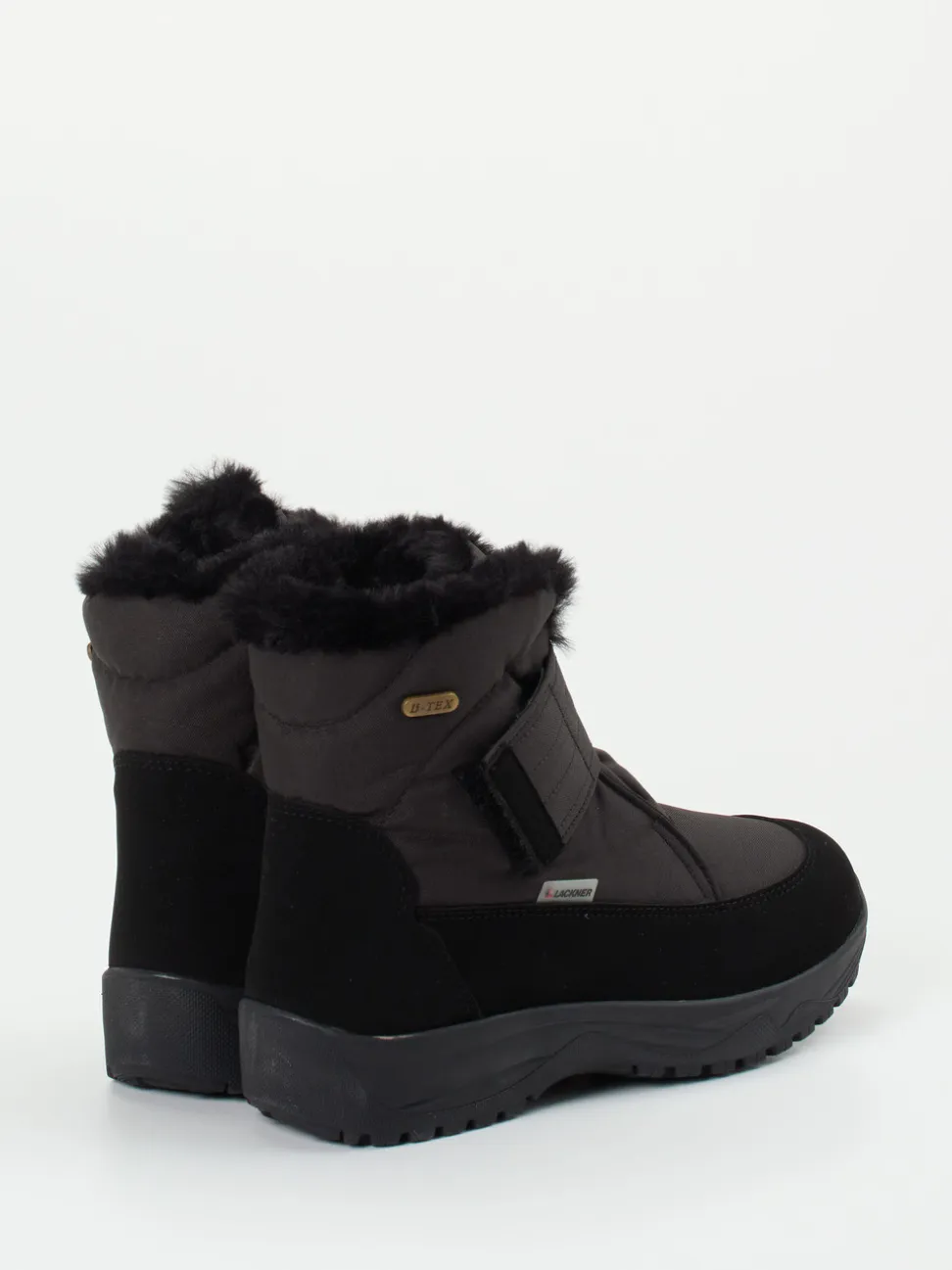 Lackner – Winterstiefel aus Textil und Synthetik schwarz
