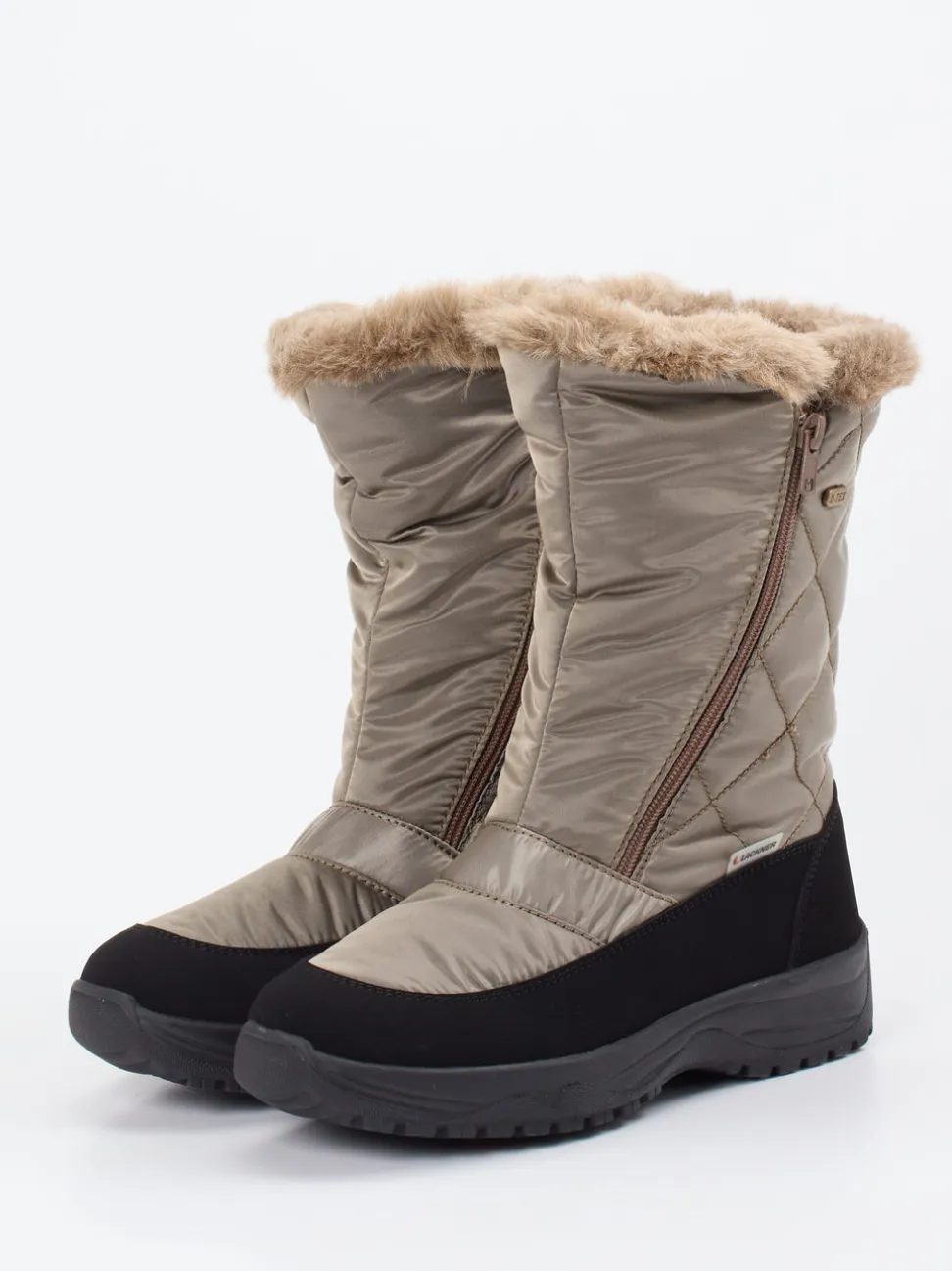Lackner – Winterstiefel aus Nylon in Taupe