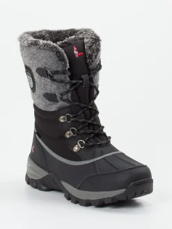 Lackner – Winterstiefel aus Synthetik in Schwarz