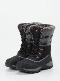 Lackner – Winterstiefel aus Synthetik in Schwarz