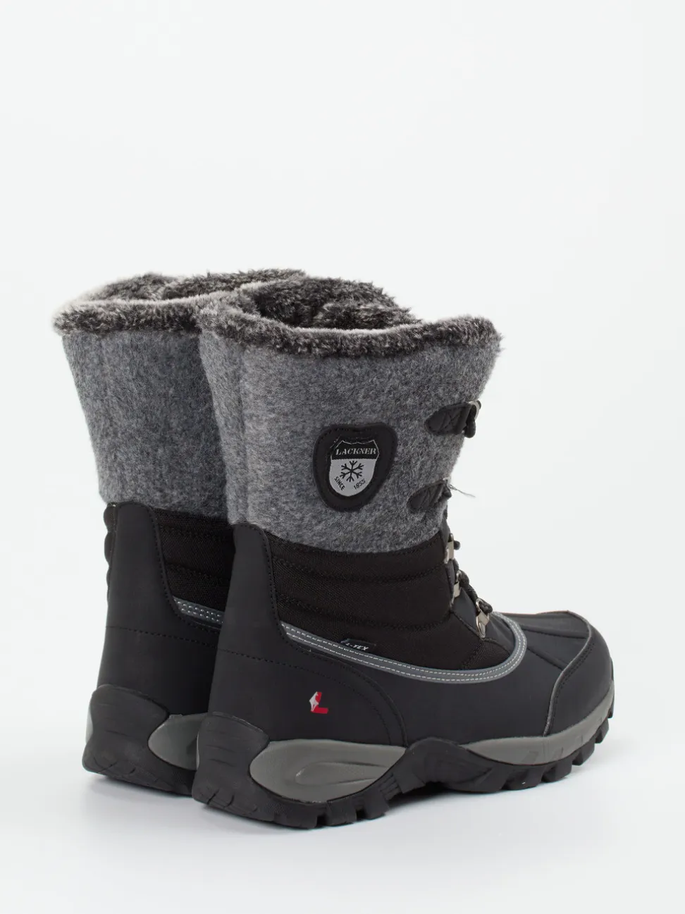 Lackner – Winterstiefel aus Synthetik in Schwarz