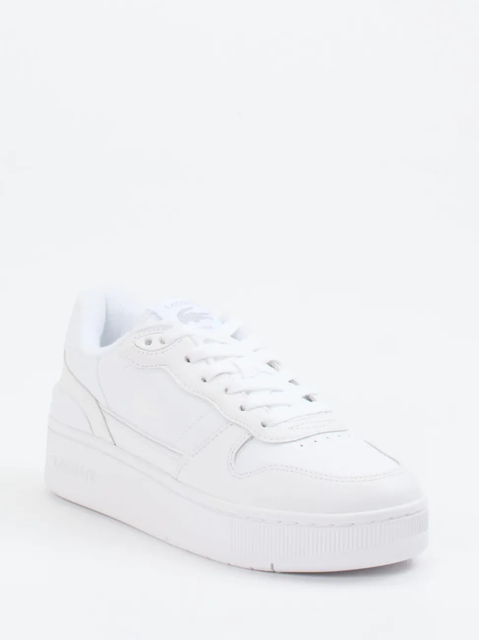 Lacoste – Sneaker aus Leder in Weiß