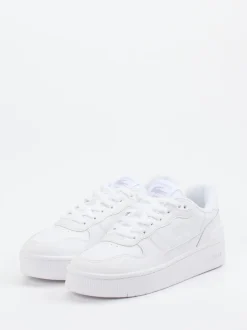 Lacoste – Sneaker aus Leder in Weiß