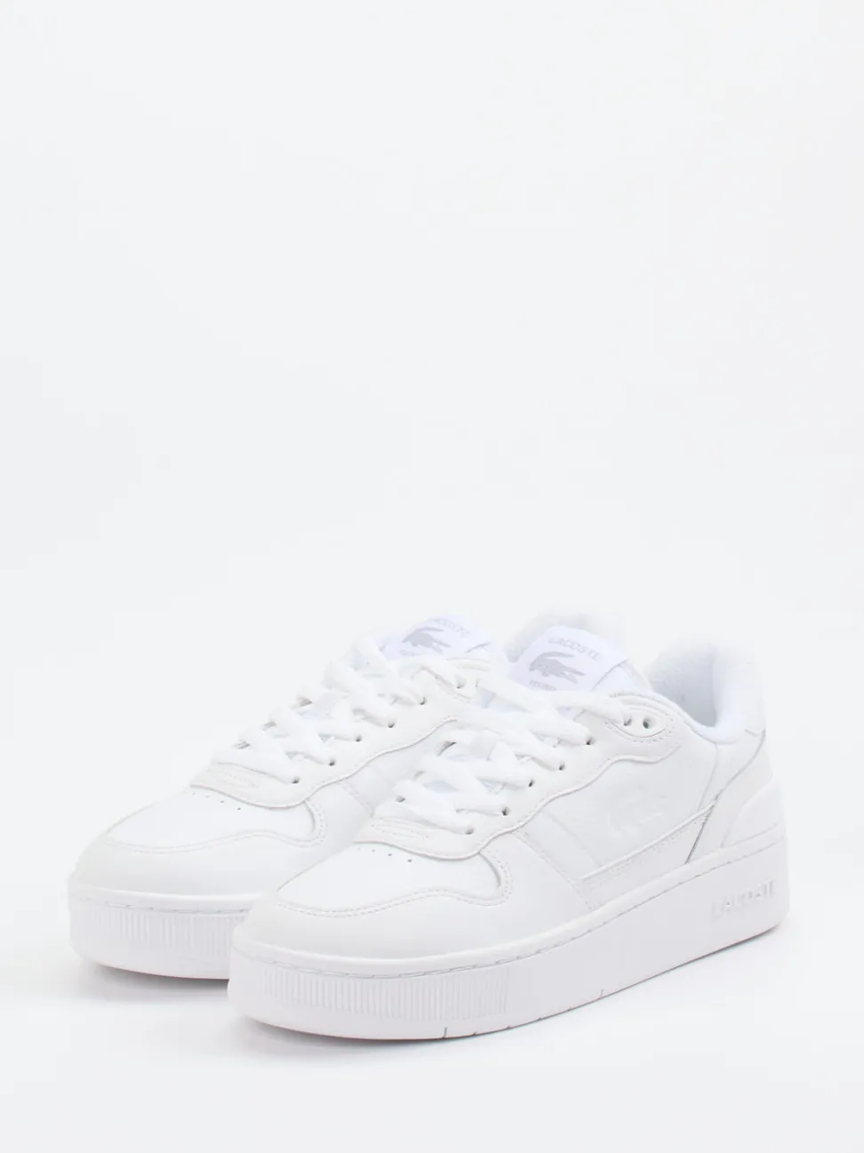 Lacoste – Sneaker aus Leder in Weiß