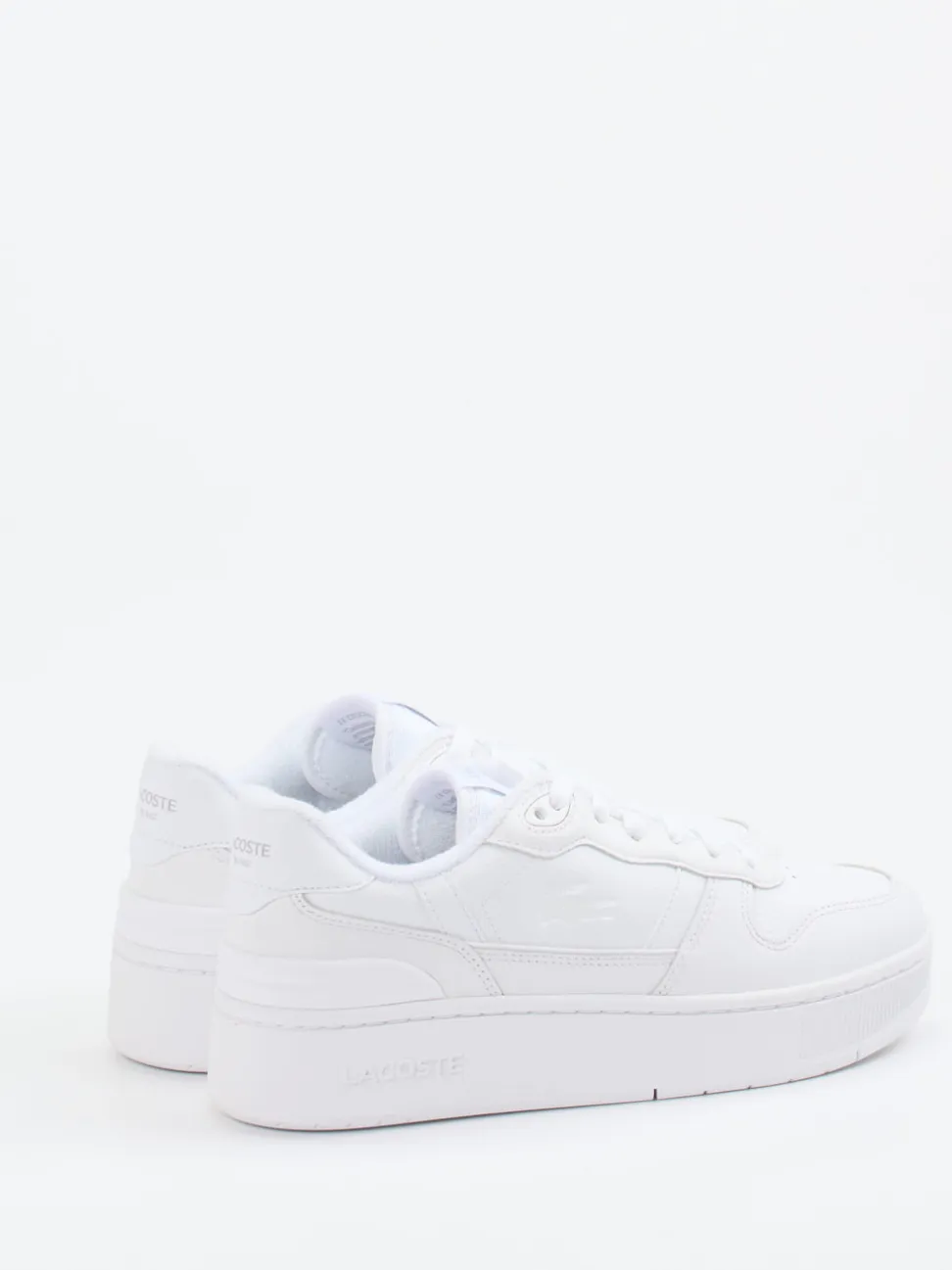 Lacoste – Sneaker aus Leder in Weiß