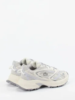 Lacoste – Sneaker aus Textil in Offwhite