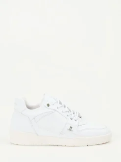 Leandro Lopes – Sneaker aus Kalbleder in Offwhite