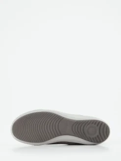 Legero – High-Top Sneaker aus Veloursleder Taupegrau